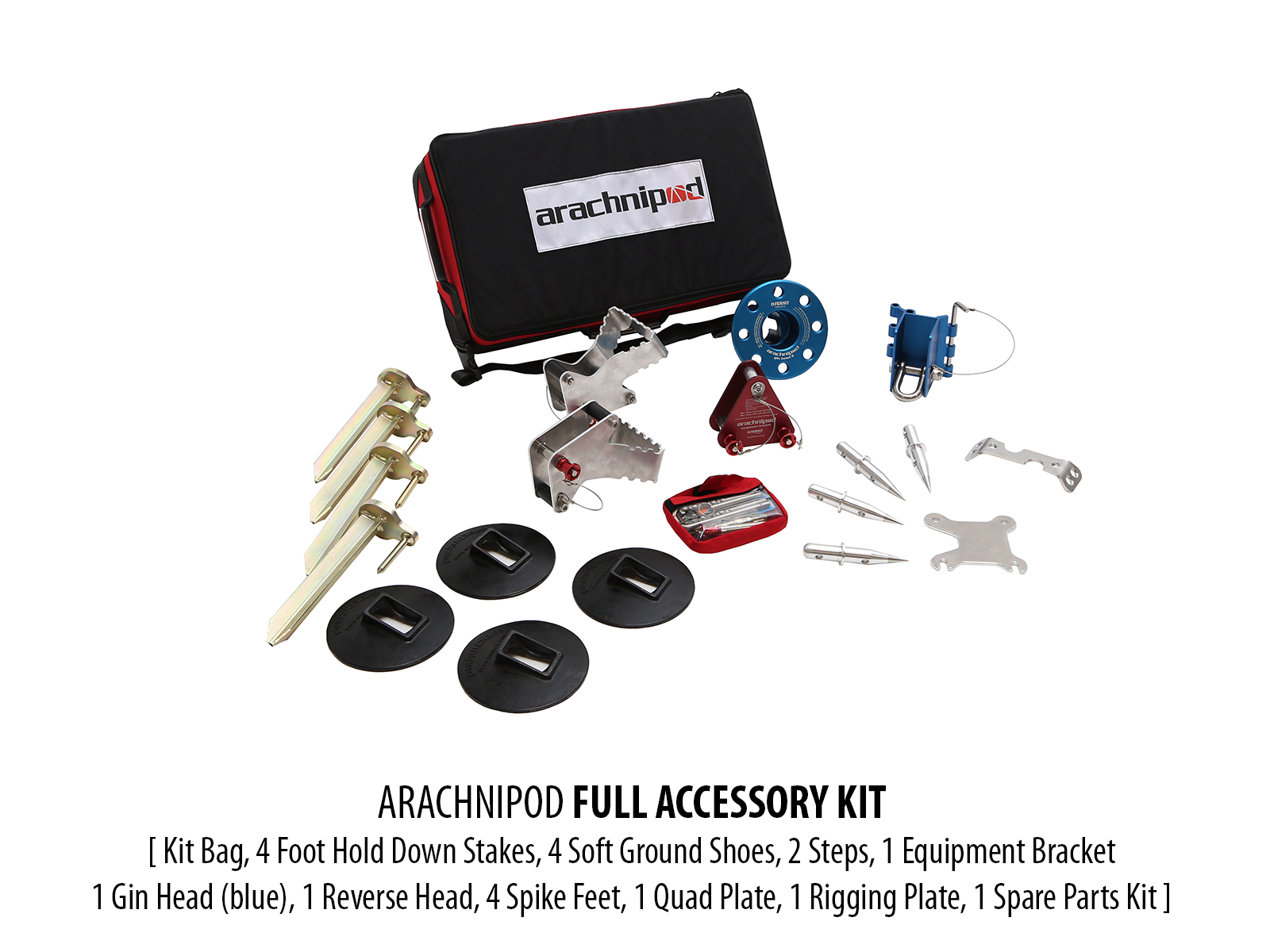 arachnipod full accessory kit