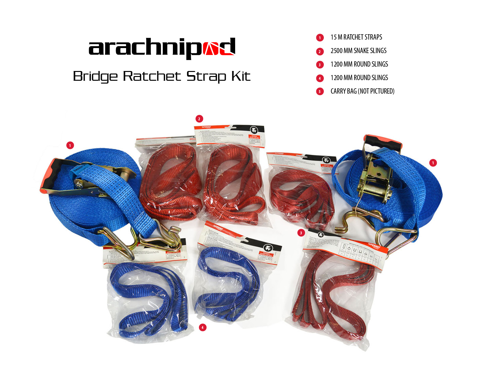 Bridge Ratchet Strap Kit - APOD-BRS